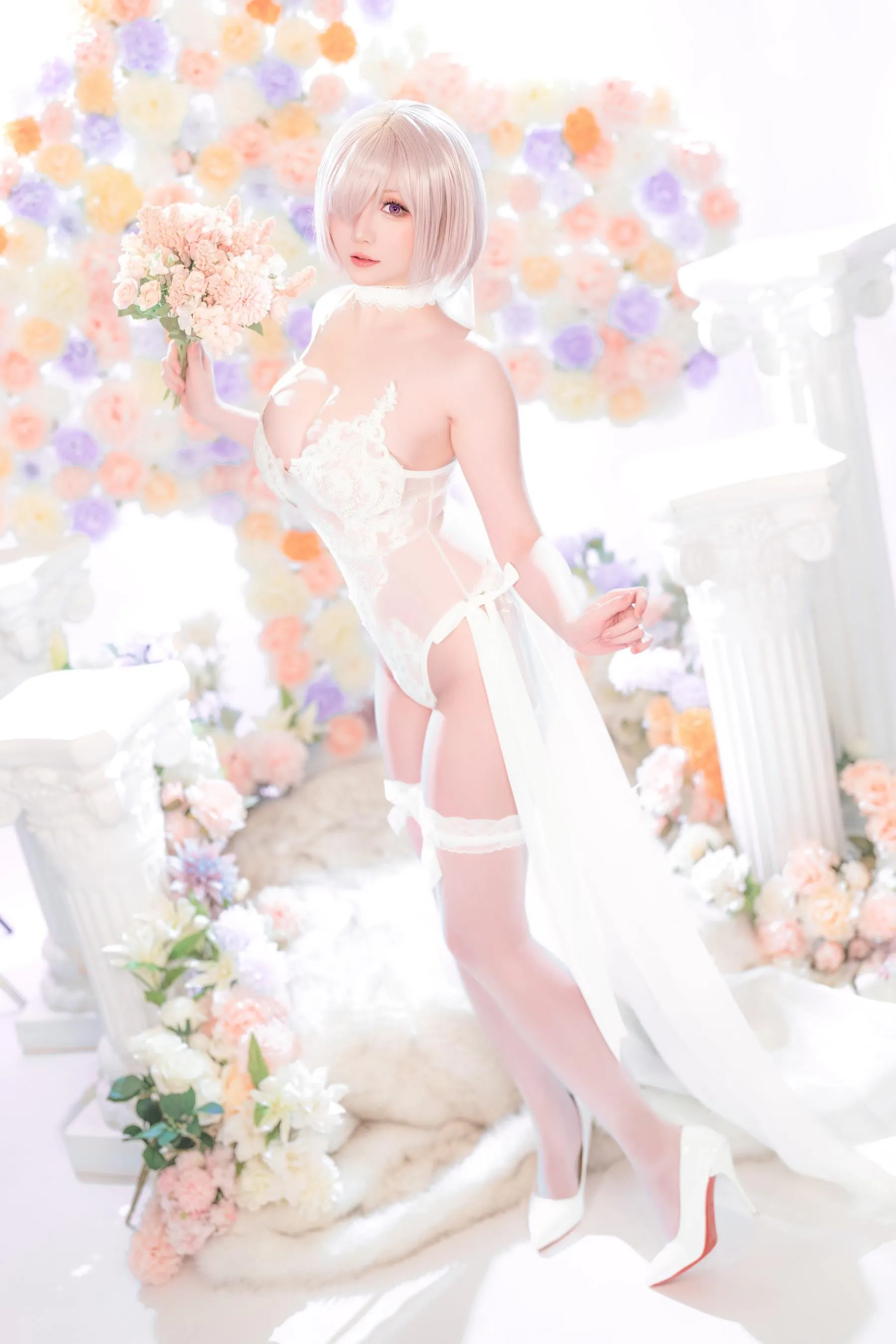 星之迟迟 – NO.141 FGO-玛修同人婚纱 [79P]插图3